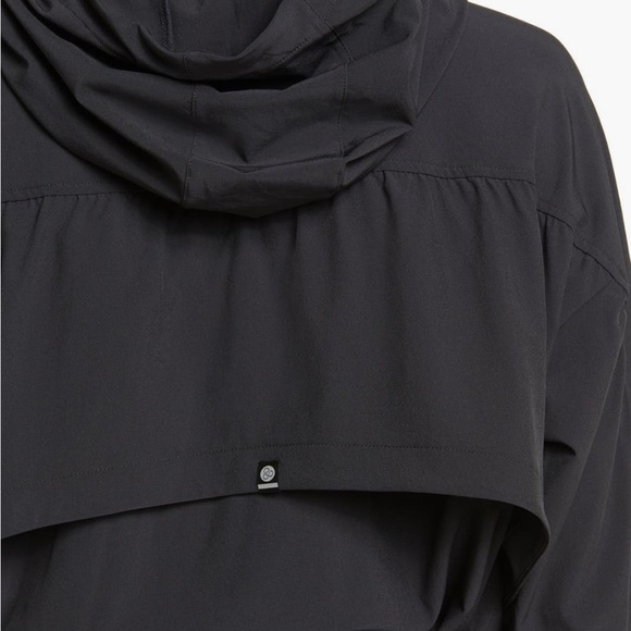 Zella Navy Excursion Hooded Packable Anorak (S) - Picture 7 of 12